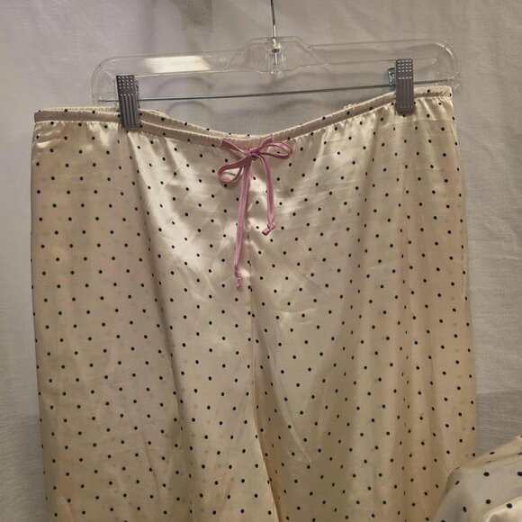 VICTORIA SECRET PINK PAJAMA SET POLKA DOT WOMENS POLYESTER SATIN FEEL SIZE 3X - Picture 6 of 15